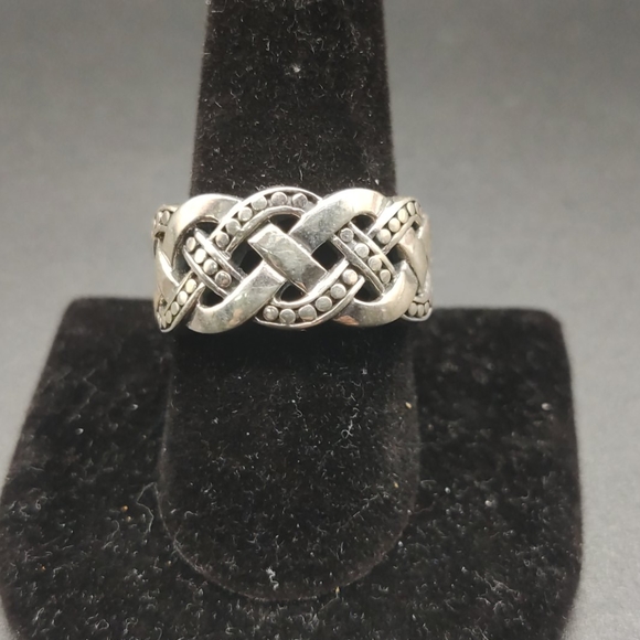 Sterling Silver Ring Interwave - Picture 2 of 8